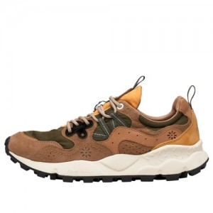 Men's Flower Mountain YAMANO 3 Sneakers Brown | AUAVQFHJ