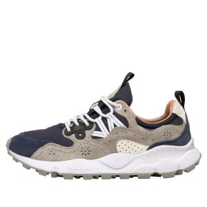 Men's Flower Mountain YAMANO 3 Sneakers Navy / Grey | AULSAIZG