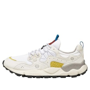 Men's Flower Mountain YAMANO 3 Sneakers White | AUANRKOZ