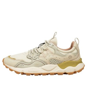 Men's Flower Mountain YAMANO 3 UNI UW Sneakers Beige | AUIAPVWN