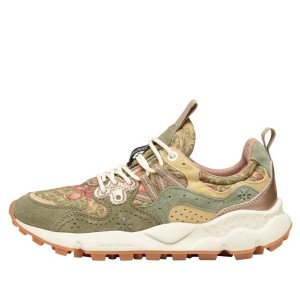 Women's Flower Mountain YAMANO 3 Sneakers Olive | AUNLVJCW