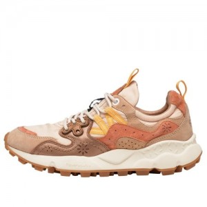 Women's Flower Mountain YAMANO 3 Sneakers Brown | AUFLKZOH