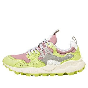 Women's Flower Mountain YAMANO 3 Sneakers Light Green / Pink | AUPTIBYD