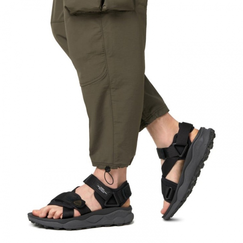 Men's Flower Mountain NAZCA 2 Sandals Black | AUKQAPCN