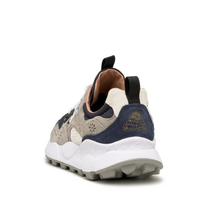 Men's Flower Mountain YAMANO 3 Sneakers Navy / Grey | AULSAIZG