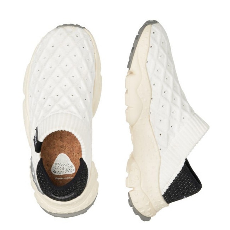 Women's Flower Mountain CAMP Sneakers White | AUYIFWDC