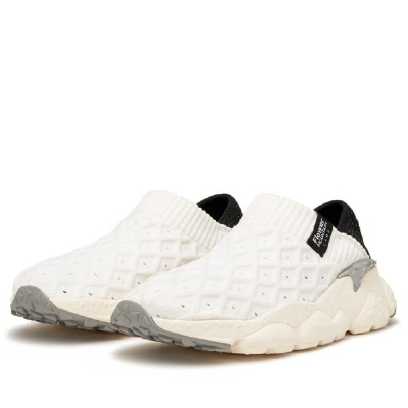 Women's Flower Mountain CAMP Sneakers White | AUYIFWDC