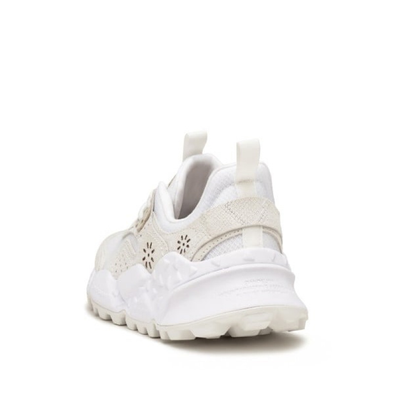 Women's Flower Mountain KOTETSU Sneakers White | AUWGUIPM