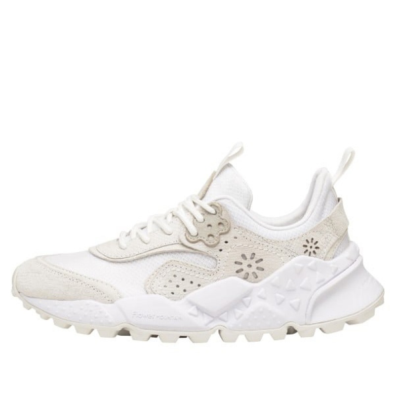 Women\'s Flower Mountain KOTETSU Sneakers White | AUWGUIPM