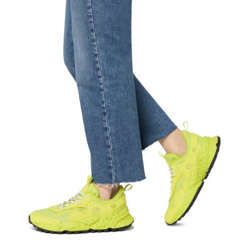 Women's Flower Mountain KOTETSU UNI Sneakers Green | AUISARJL