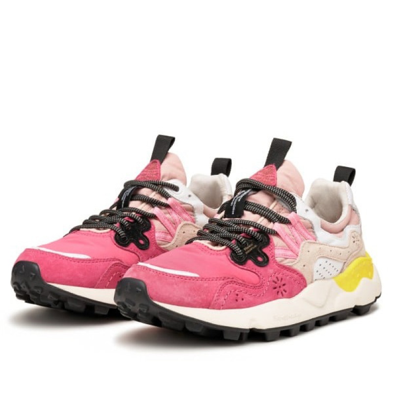 Women's Flower Mountain YAMANO 3 Sneakers Pink | AUCBWEAR