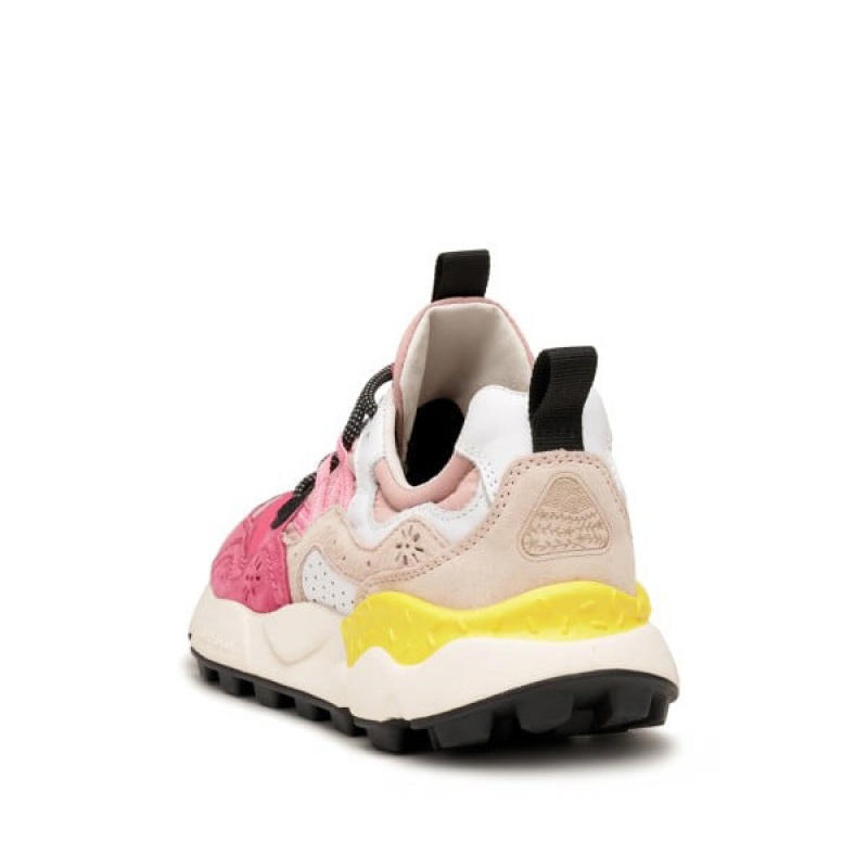 Women's Flower Mountain YAMANO 3 Sneakers Pink | AUCBWEAR